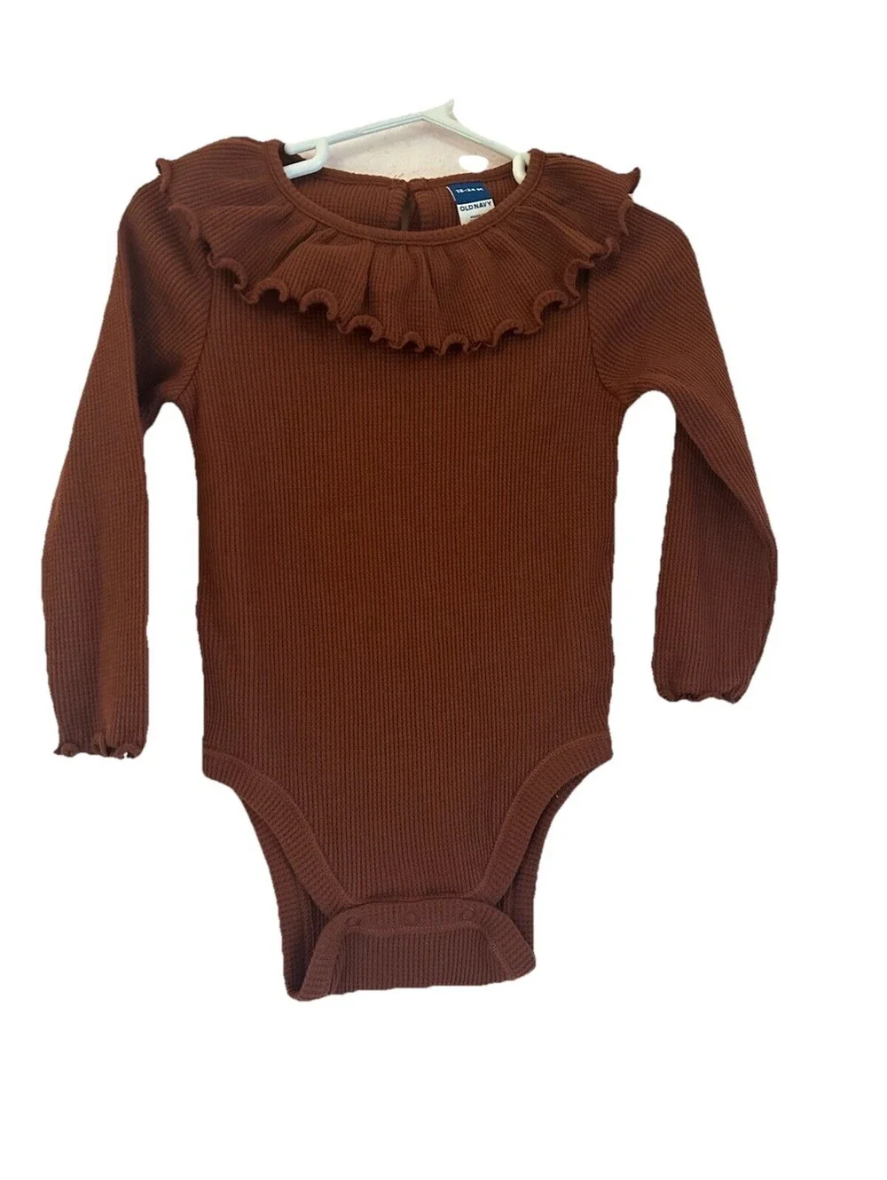 Old Navy Infant Girls One Piece Ruffle  Fall Colors 18-24 Months New NWT